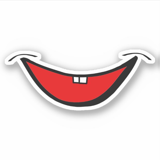 Toothless Smile Illustration (Front)