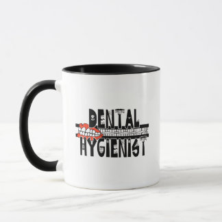 TOOTHY DENTAL HYGIENIST LOGO MUG