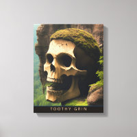 TOOTHY GRIN CANVAS PRINT