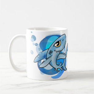 Toothy Grinning Shark Coffee Mug