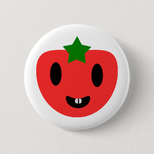 Toothy Tomato 2 Inch Round Button