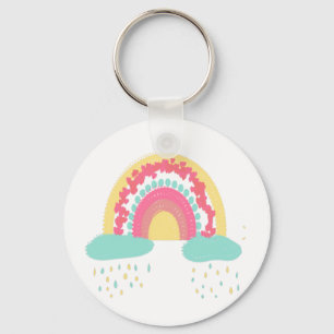 Tootsie Fruity Rainbow Keychain