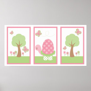 Tootsie Turtle Wall Impression rose