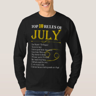 Top 10 Rules Of July Birthday Men Women
