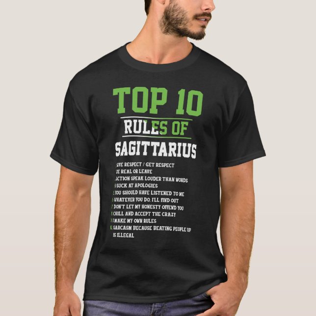 Top 10 Rules Of Sagittarius Birthday Horoscope (Front)