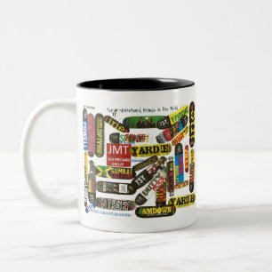 TOP 11 JMT Skateboards in the World Two-Tone Coffee Mug