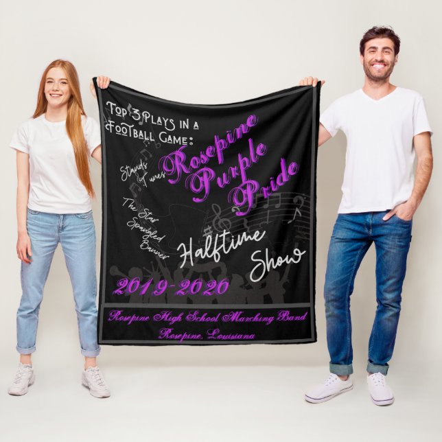 Top 3 Plays in a Football Game Fleece Blanket (In Situ)