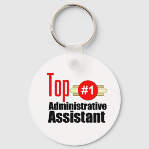 Top Administrative Assistant Keychain