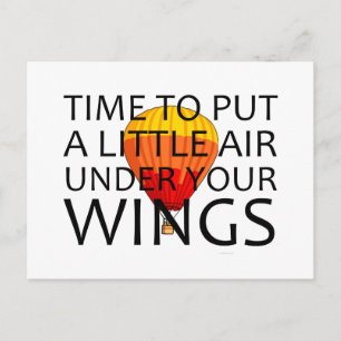 TOP Air Under Your Wings Postcard