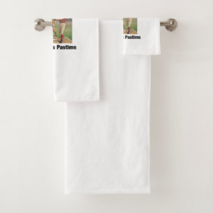 TOP America's Pastime Bath Towel Set