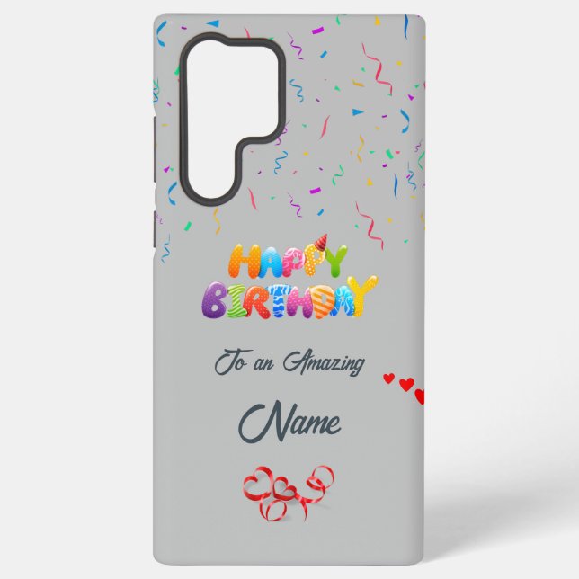 Top Anniversaire Samsung Galaxy S22 Ultra Coque (Verso)