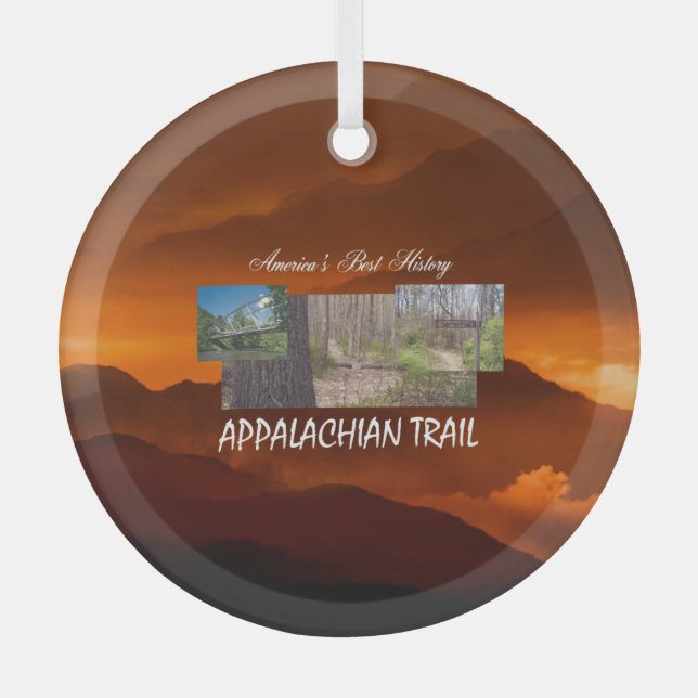 TOP Appalachian Trail Ornement en verre (Recto)