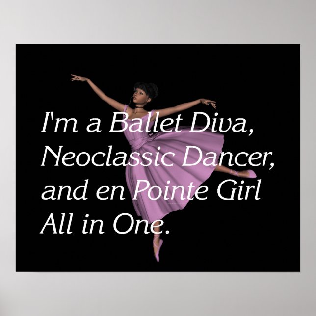 TOP Ballet Slogan Poster (Front)
