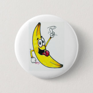 Top Banana, dancing banana cartoon 2 Inch Round Button