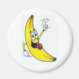 Top Banana, dancing banana cartoon Magnet