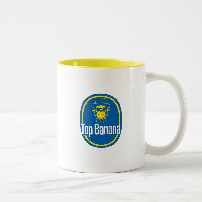Top Banana Two-Tone Coffee Mug (Right)