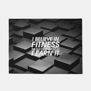 TOP Believe in Fitness Doormat