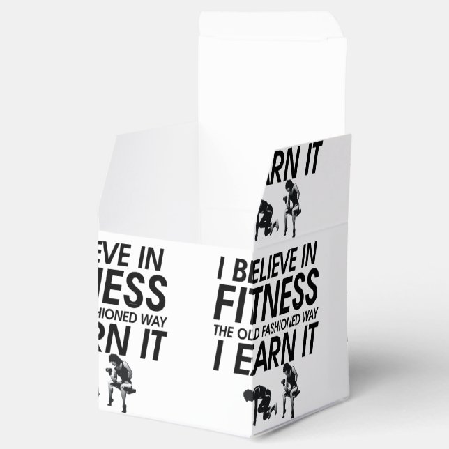 TOP Believe in Fitness Favor Box (Opened)