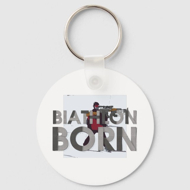 TOP Biathlon Born Keychain (Front)