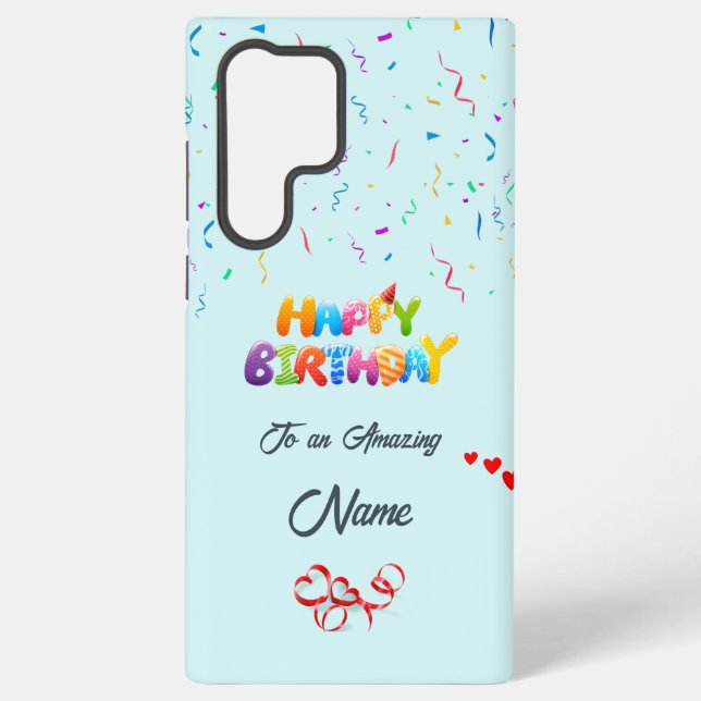 Top Birthday Samsung Galaxy S22 Ultra Case (Back)
