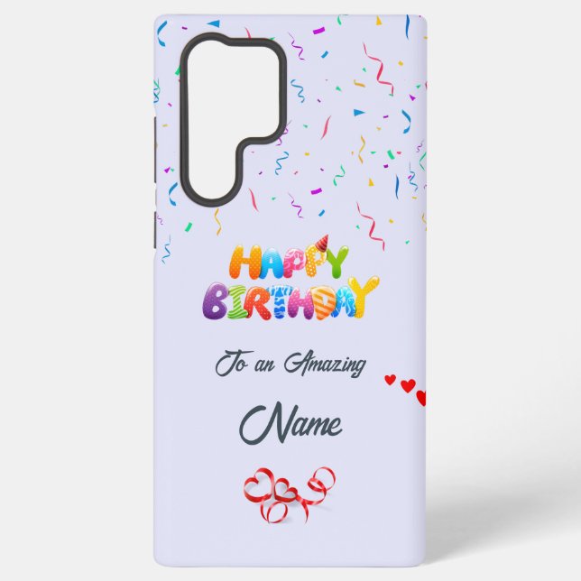 Top Birthday Samsung Galaxy S22 Ultra Case (Back)