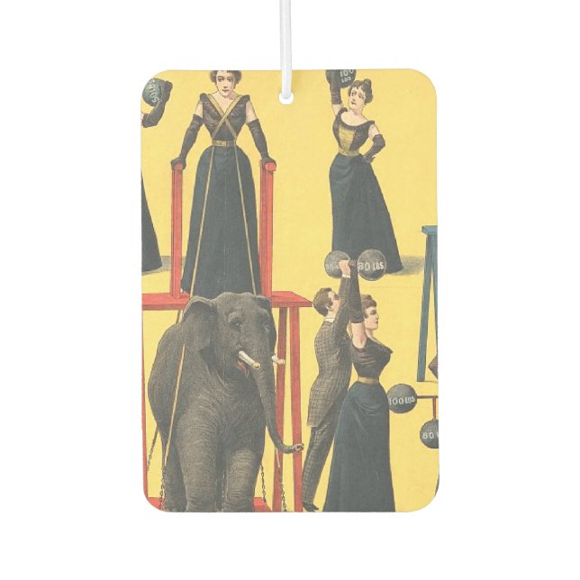 TOP Bodybuilding Girl Air Freshener (Front)