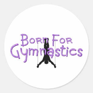 TOP Born for Gymnastics Classic Round Sticker