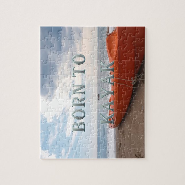 TOP Born to Kayak Jigsaw Puzzle (Vertical)