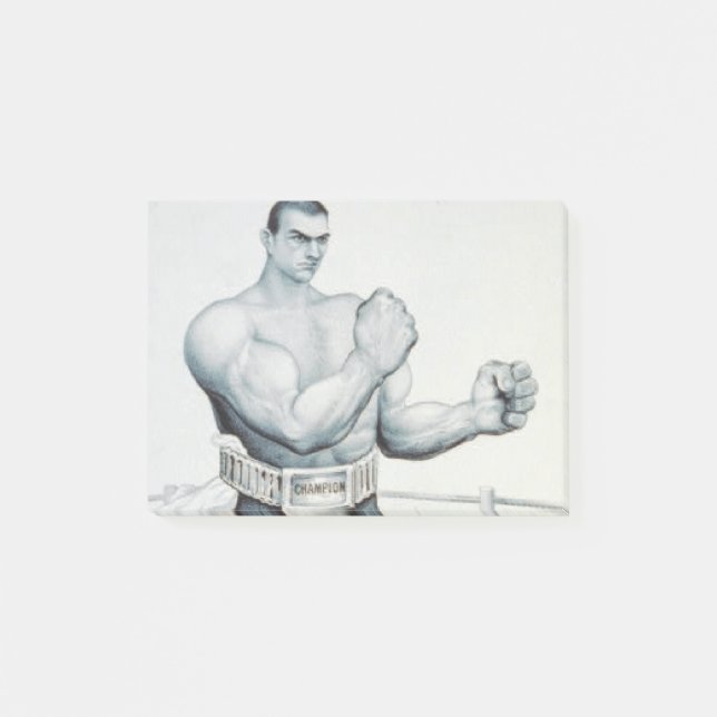 TOP Boxing Post-it Notes (Front)