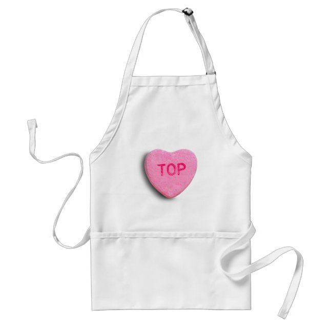 Top Candy Heart Standard Apron (Front)
