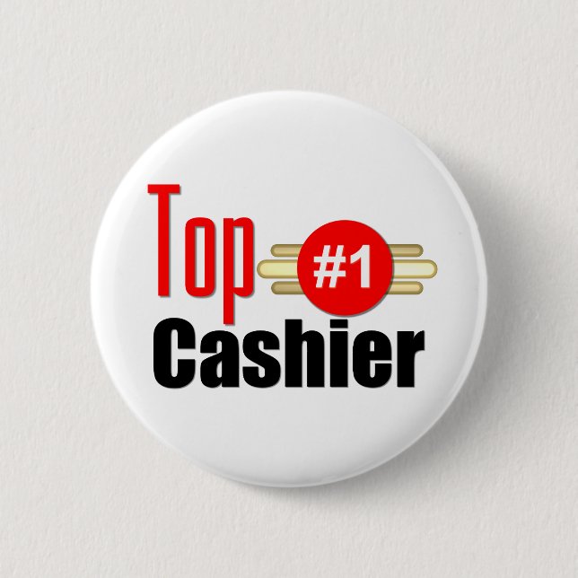 Top Cashier 2 Inch Round Button (Front)