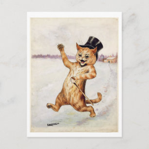 Top Cat! by Louis Wain Holiday Postcard