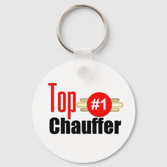 Top Chauffer Keychain (Front)