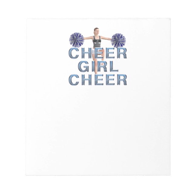 TOP Cheer Girl Cheer Notepad (Front)