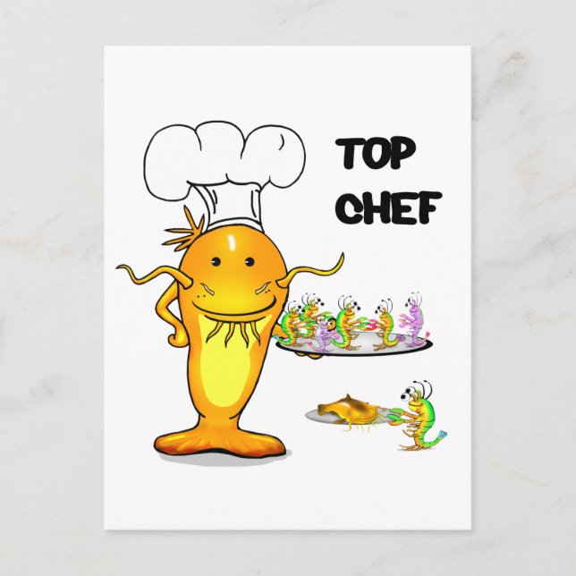 Top Chef Catfish Postcard (Front)