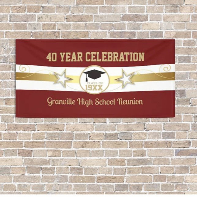 Top Choice! Edit the Year Class Reunion Banner (Creator Uploaded)