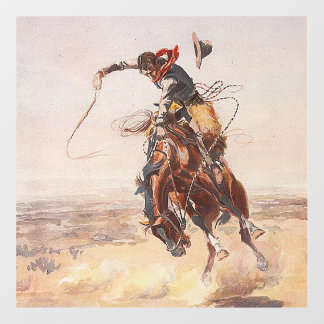 TOP Cowboy Life Window Cling