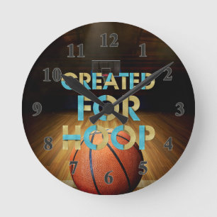 TOP Created for Hoop Round Clock
