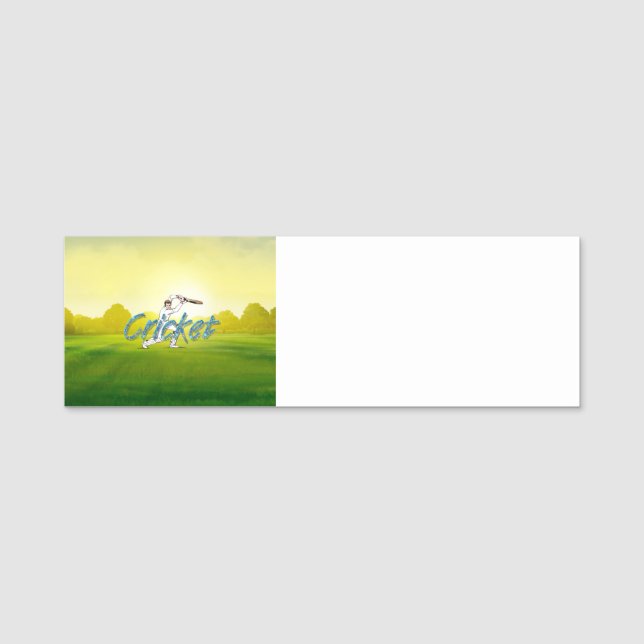 TOP Cricket Name Tag (Front)