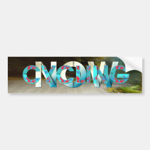 cycling bumper stickers