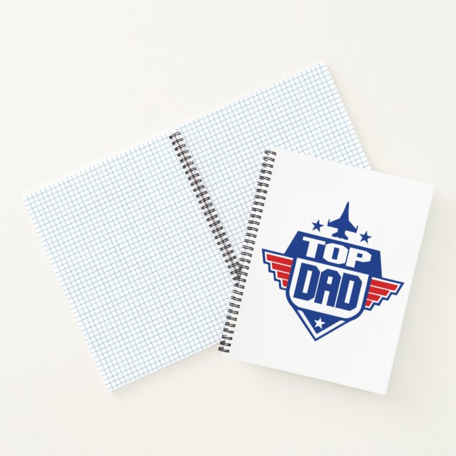 Top Dad Airplane Notebook (Inside)