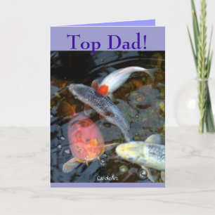 "Top Dad" Father's Day Card