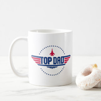 Top Dad Top Gun Inspired Coffee Mug
