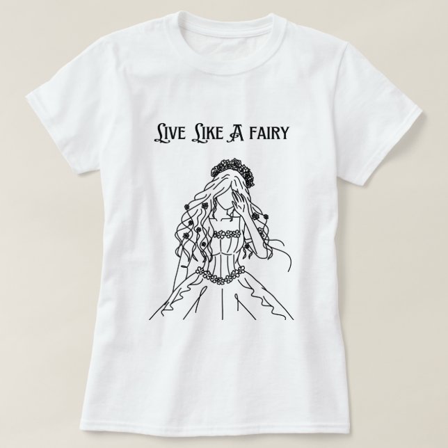 Top de la fée de Whimsical - T-shirt cottage (Design devant)