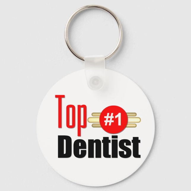Top Dentitst Keychain (Front)
