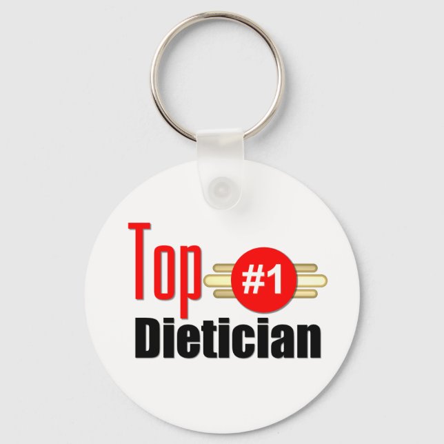 Top Dietitian Keychain (Front)