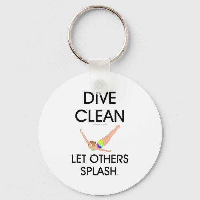 TOP Dive Clean Keychain (Front)