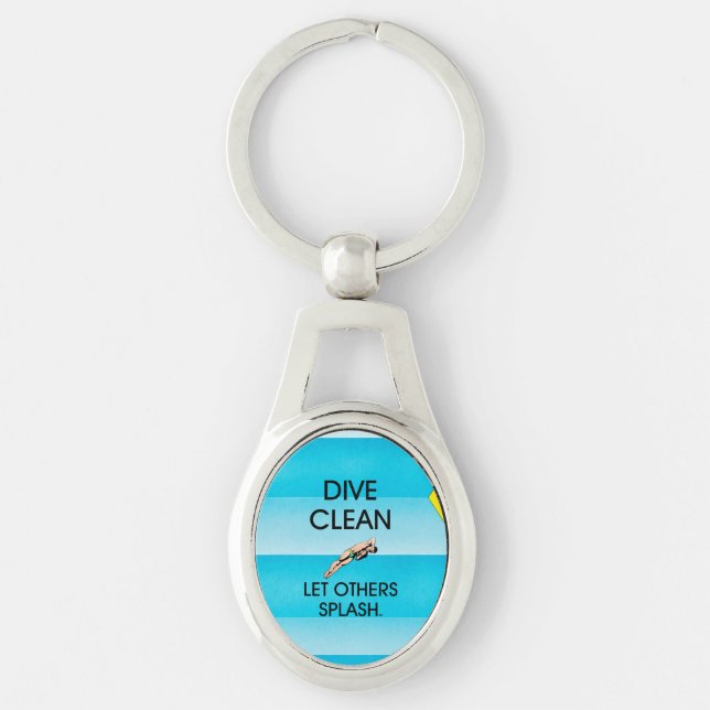 TOP Dive Clean Keychain (Front)