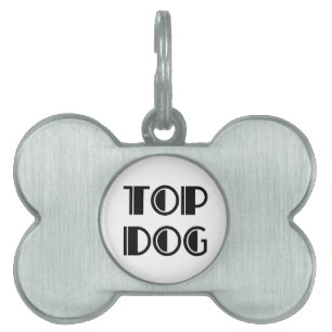 top dog pet ID tag