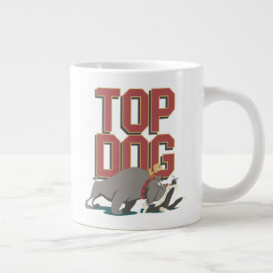 "Top Dog" Spike Guarding TWEETY™ From SYLVESTER™ Large Coffee Mug
